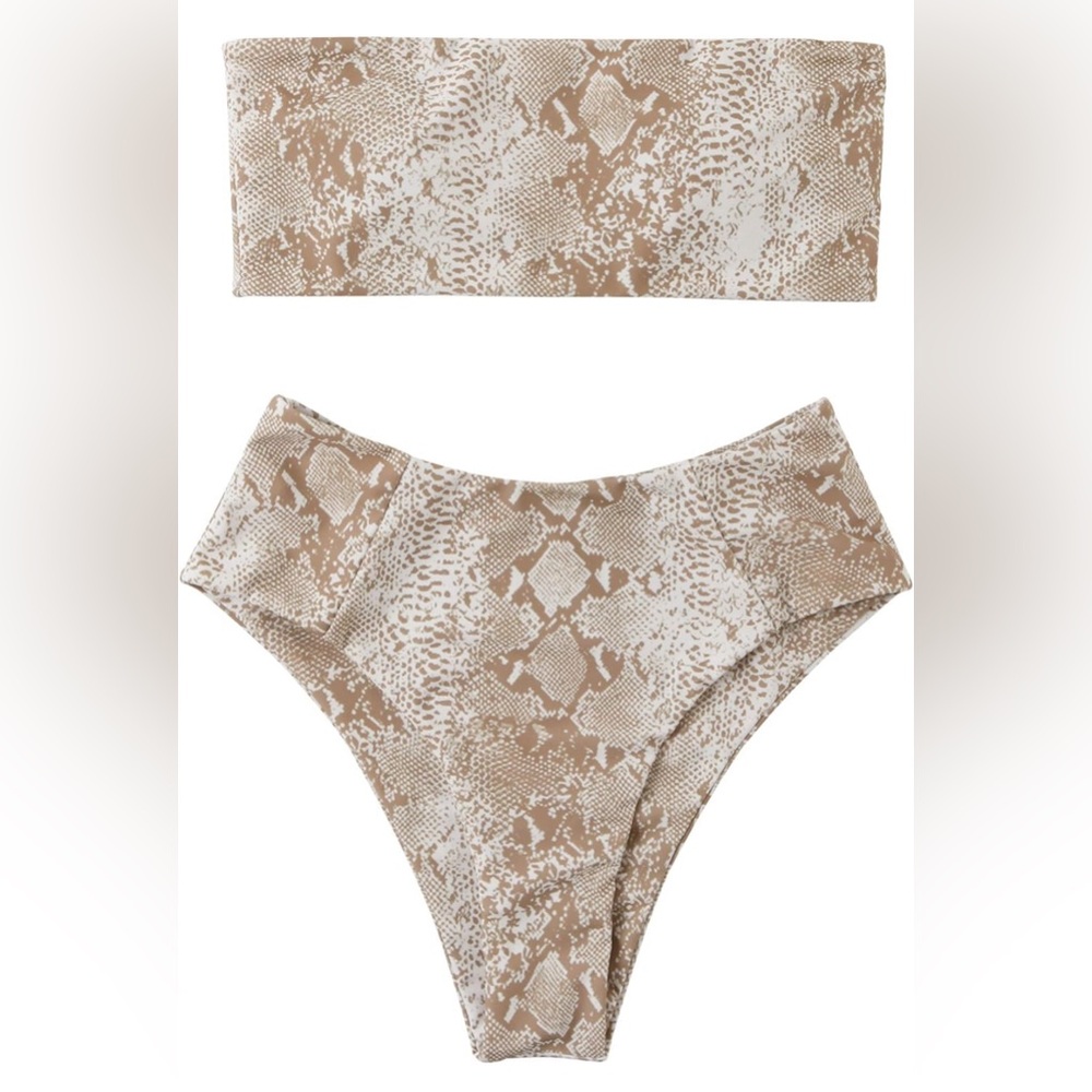 NWOT Snakeskin Print Swimsuit